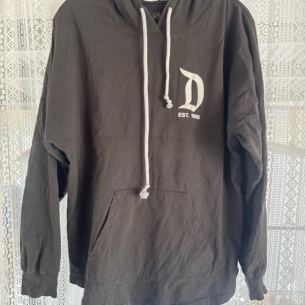 Disney Black Pullover Sweater with White Accents